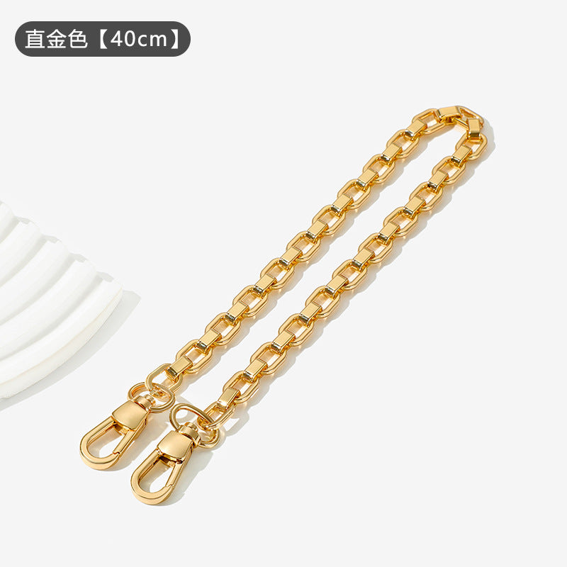 0 Color Difference Original Color Matching Chain Can Be Worn Cross-Body Shoulder Strap Modification Suitable for Diao Hobo Lunch Box Bag Replacement Accessories
