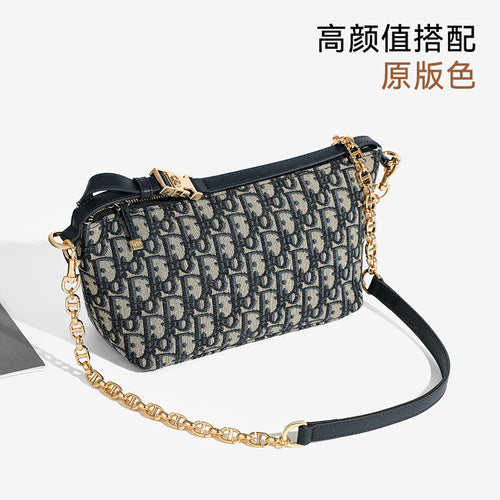 0 Color Difference Original Color Matching Chain Can Be Worn Cross-Body Shoulder Strap Modification Suitable for Diao Hobo Lunch Box Bag Replacement Accessories