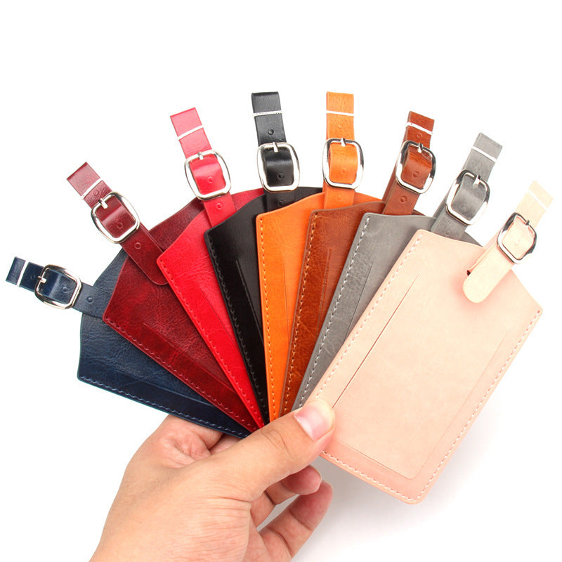 Hidden Luggage Tags, Suitcase Tags, Checked Baggage Identification Card Holders, Customizable with Advertising Logo