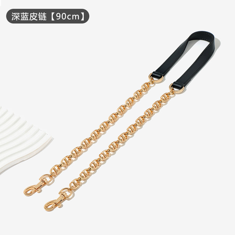 0 Color Difference Original Color Matching Chain Can Be Worn Cross-Body Shoulder Strap Modification Suitable for Diao Hobo Lunch Box Bag Replacement Accessories