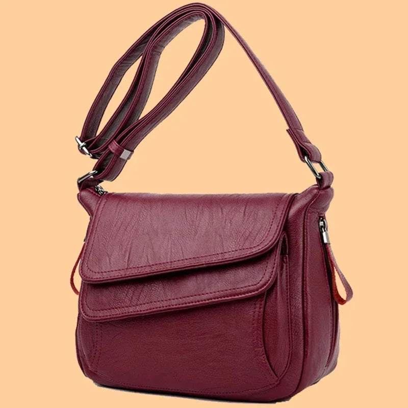 Soft Leather Luxury Purses and Handbags Women Bags Designer Women Shoulder Crossbody Bags for Women Sac A Main ショルダーウォレット