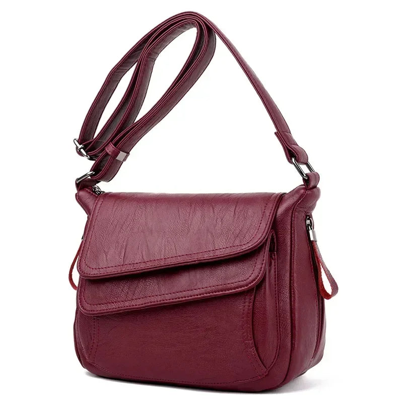 Soft Leather Luxury Purses and Handbags Women Bags Designer Women Shoulder Crossbody Bags for Women Sac A Main ショルダーウォレット