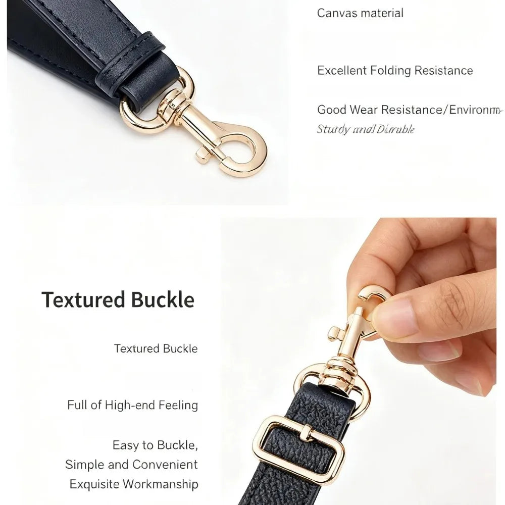 Real Genuine Leather Purse Strap Replacement Adjustable Crossbody Handbag Shoulder Bag Extender Accessories For Women Tote Bags