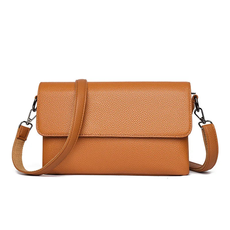 Genuine Leather Shoulder Crossbody Bags for Women Luxury Designer Women Handbags Commuter Sac Elegant Ladies Messenger Bag